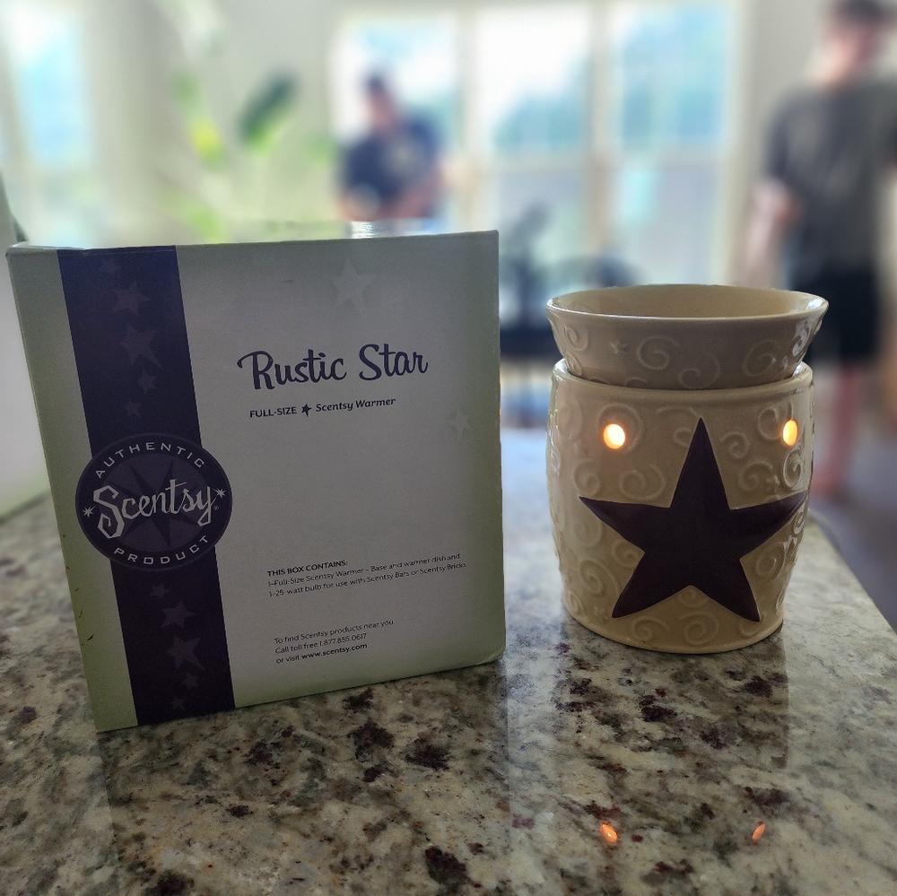 Rustic Star Full Size Scentsy Warmer